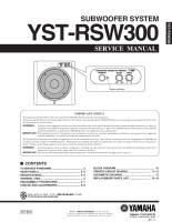 Yamaha YSTRSW-300 - Service Manual